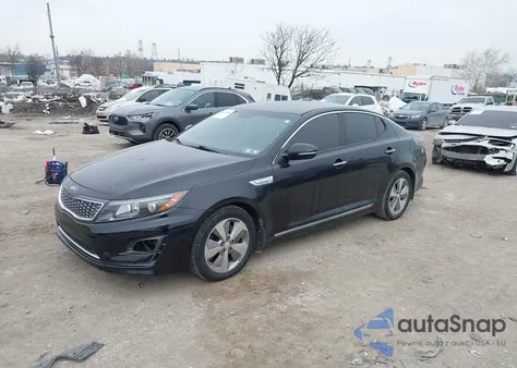 2016 Kia Optima Hybrid Ex z USA, uszkodzony, nr VIN KNAGN4AD0G5093914
